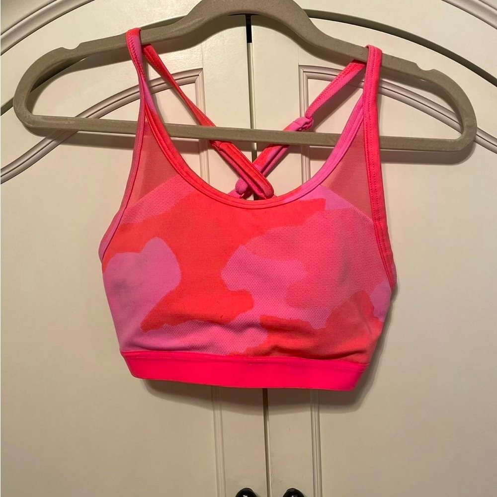 Pink AERIE sports bra